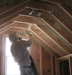  ND attic spray foam insulation